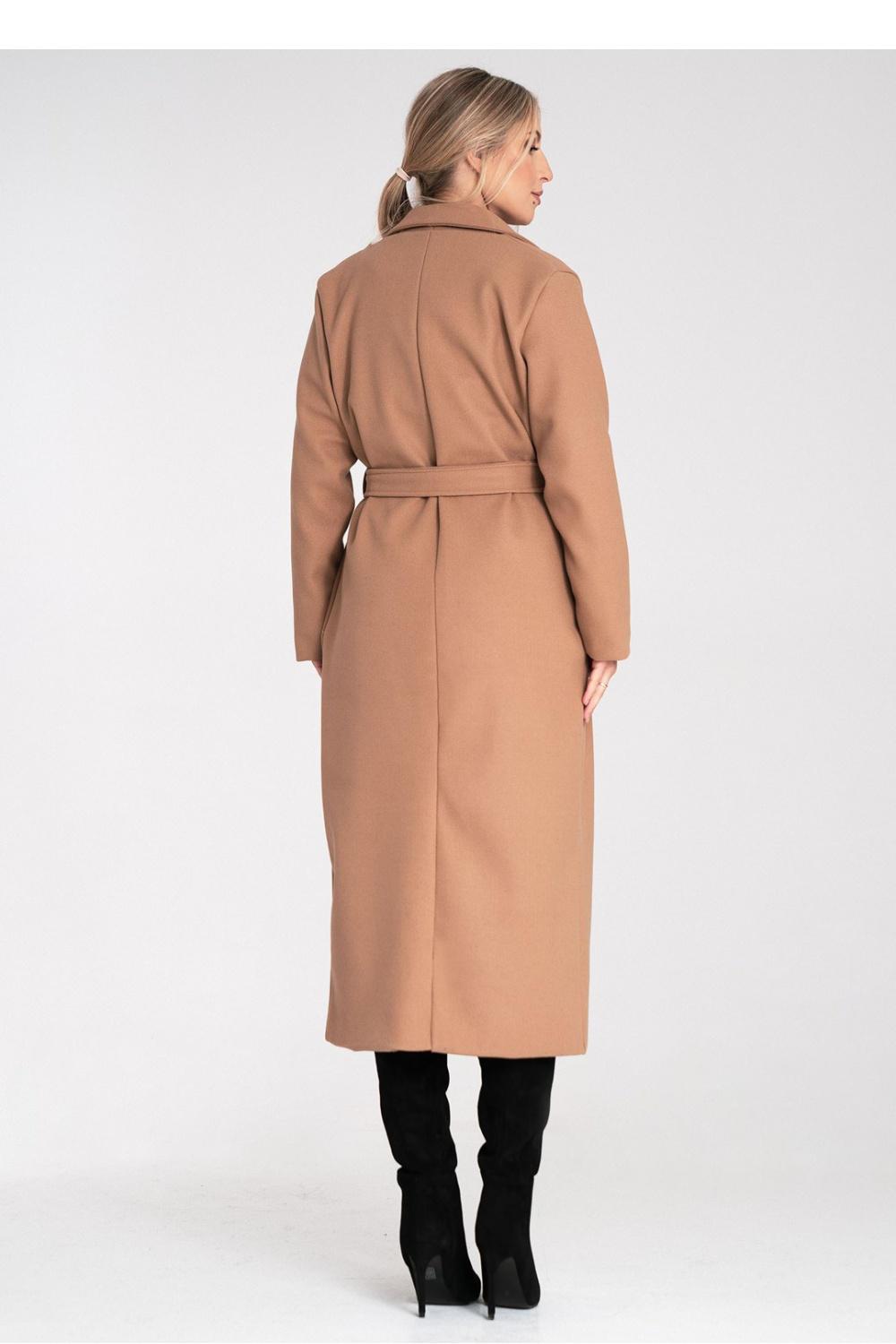Płaszcz Damski Model M1114 Beige - Figl - obrazek 3
