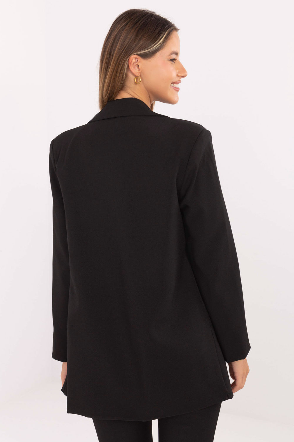 Marynarka Model IT-MA-FL8315.85 Black - Rue Paris - obrazek 3