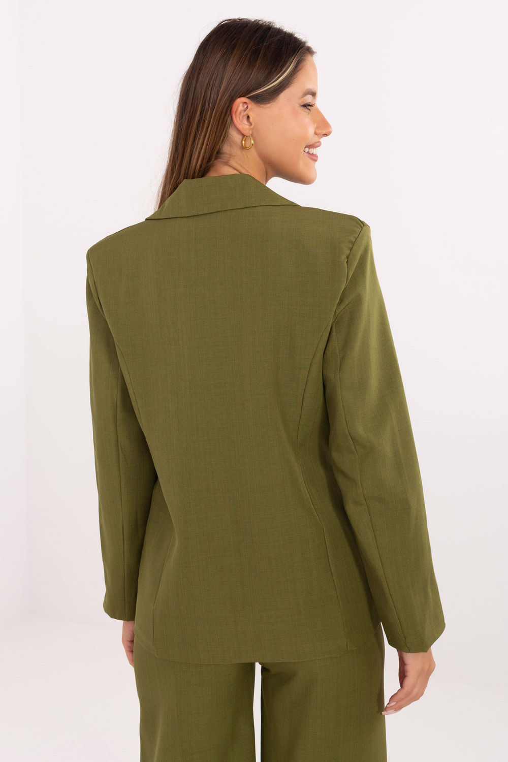 Marynarka Model IT-MA-FL8391.87 Oliwka - Rue Paris - obrazek 3