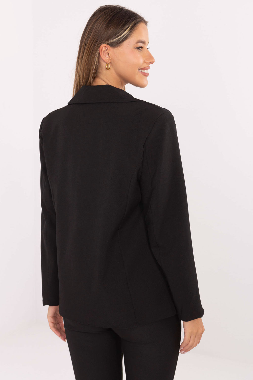 Marynarka Model IT-MA-FL8391.87 Black - Rue Paris - obrazek 3