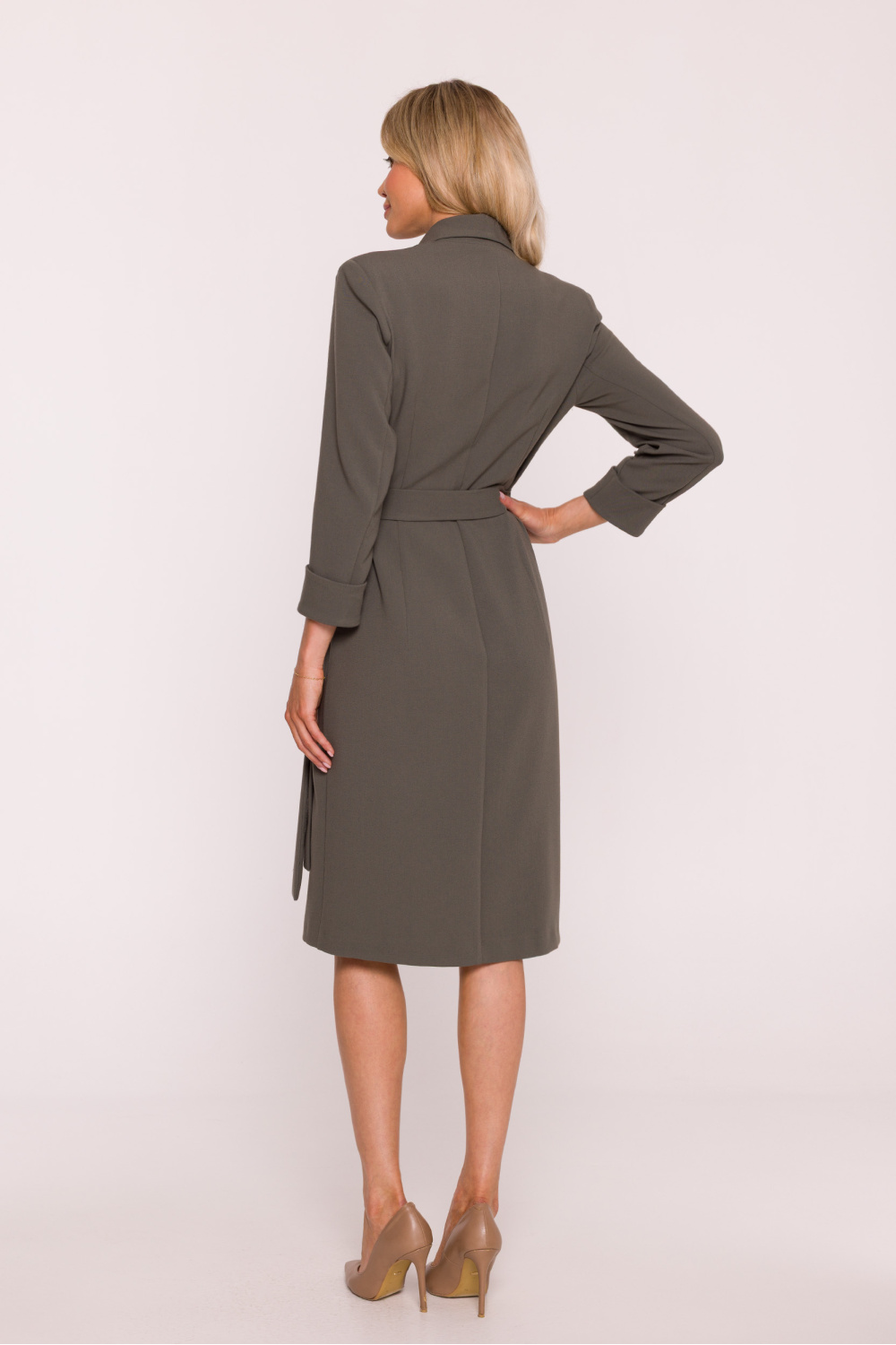 Sukienka Model S415 Khaki - Stylove - obrazek 3