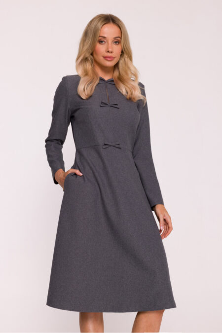Sukienka Model S413 Grey - Stylove