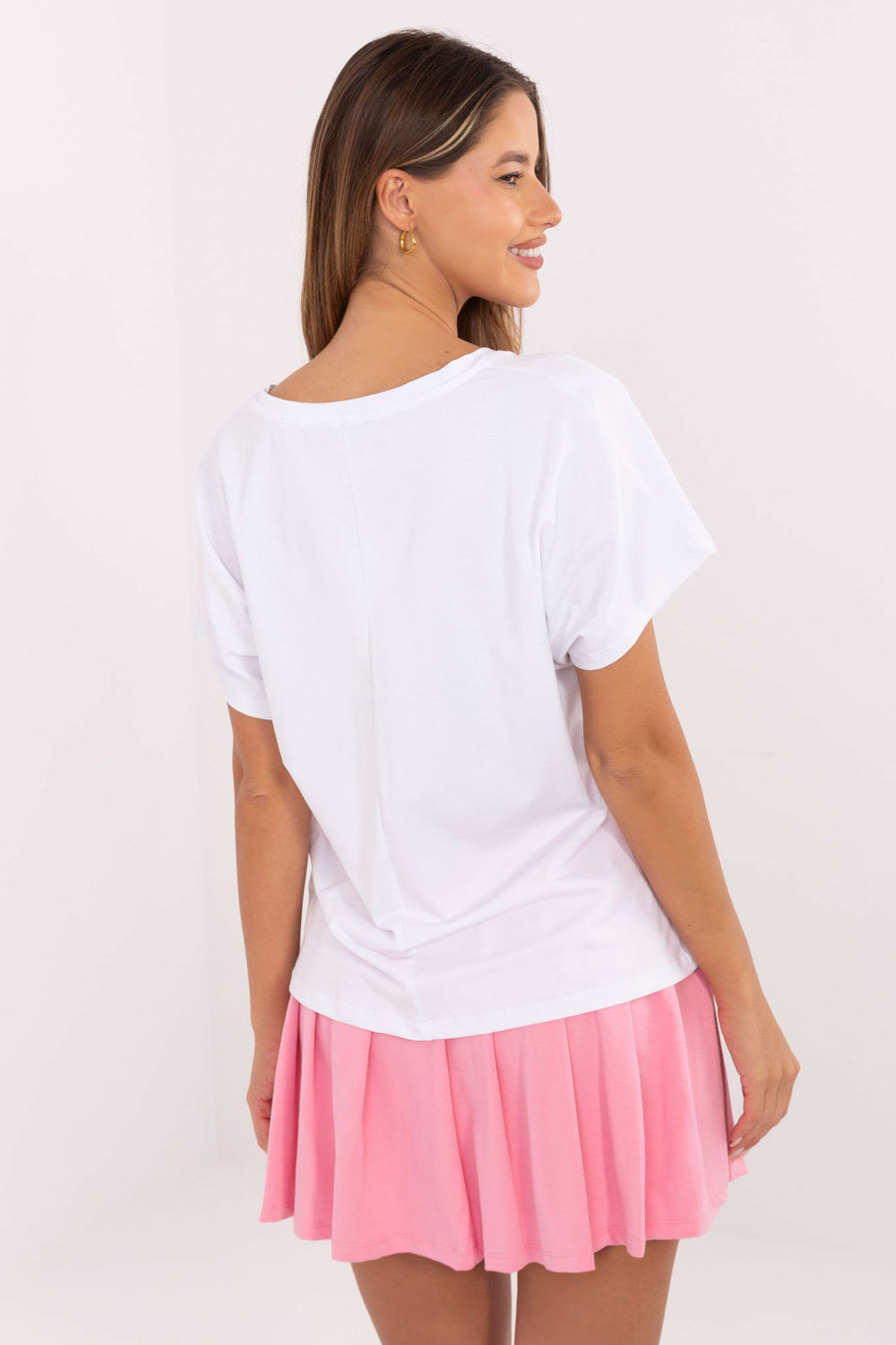 Spódnica Komplet Model RV-KMPL-A774.49 White/Pink - Relevance - obrazek 3