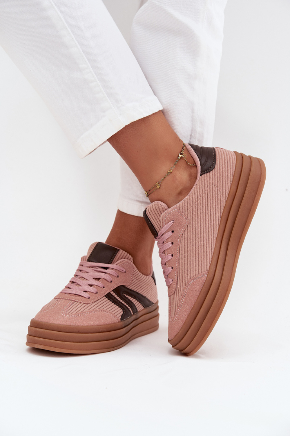 Buty Sportowe Model Skye C3902 Pink - Step in style - obrazek 3