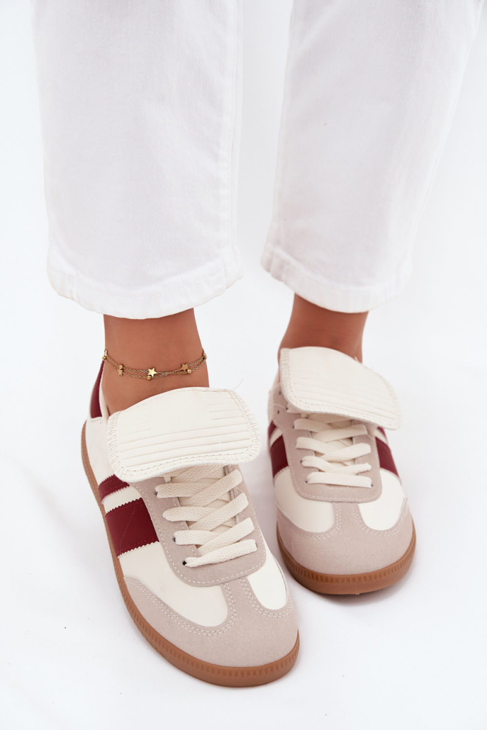 Buty Sportowe Model Ardira BL588P Bordo - Step in style - obrazek 3
