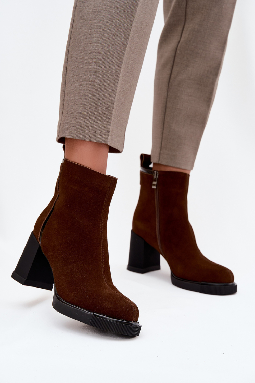 Botki Model Vinceza 91141 Brown - Step in style