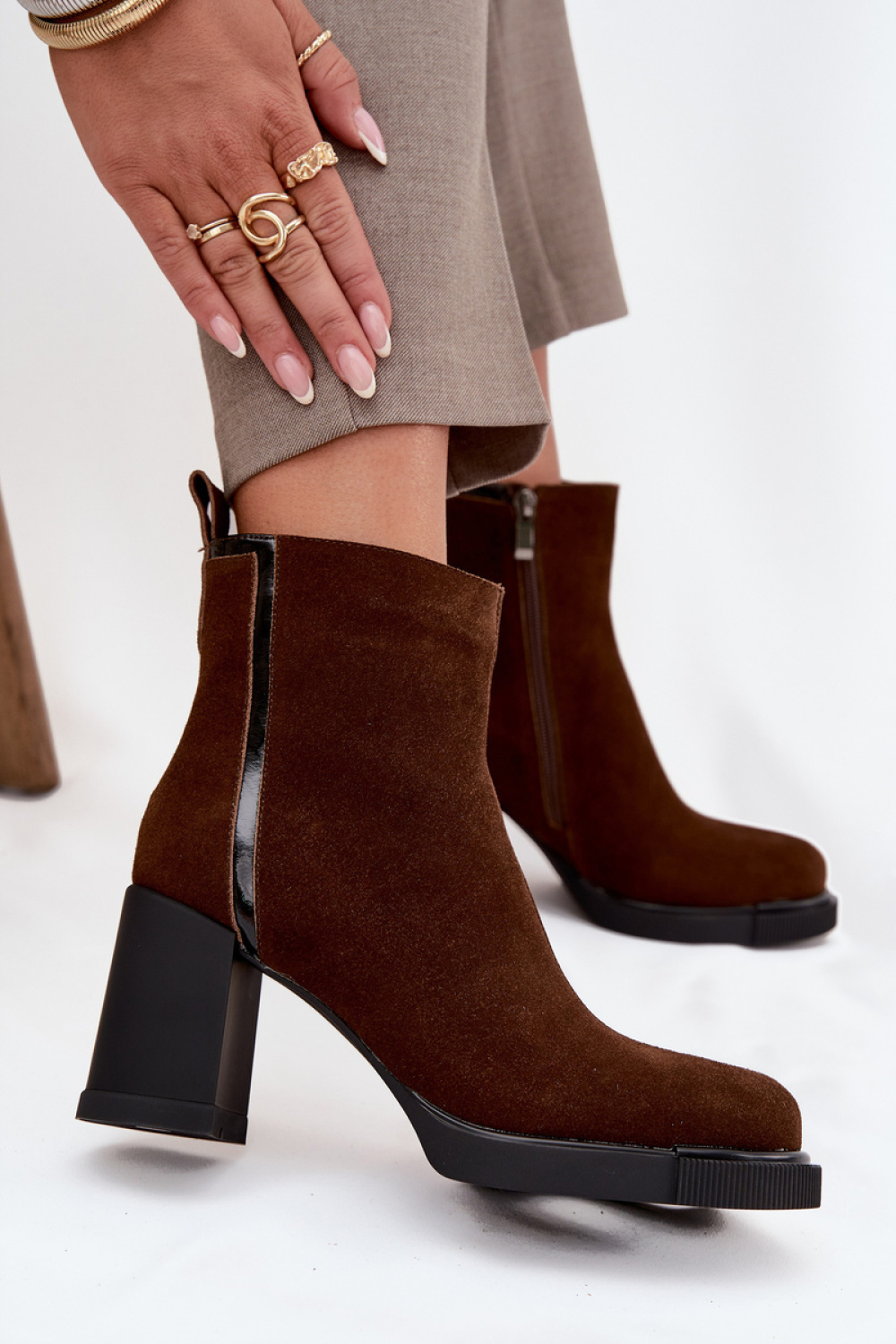 Botki Model Vinceza 91141 Brown - Step in style - obrazek 3