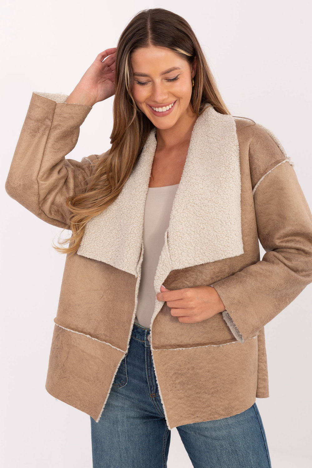 Kurtka Damska Model IT-KR-95616.66 Beige - Factory Price
