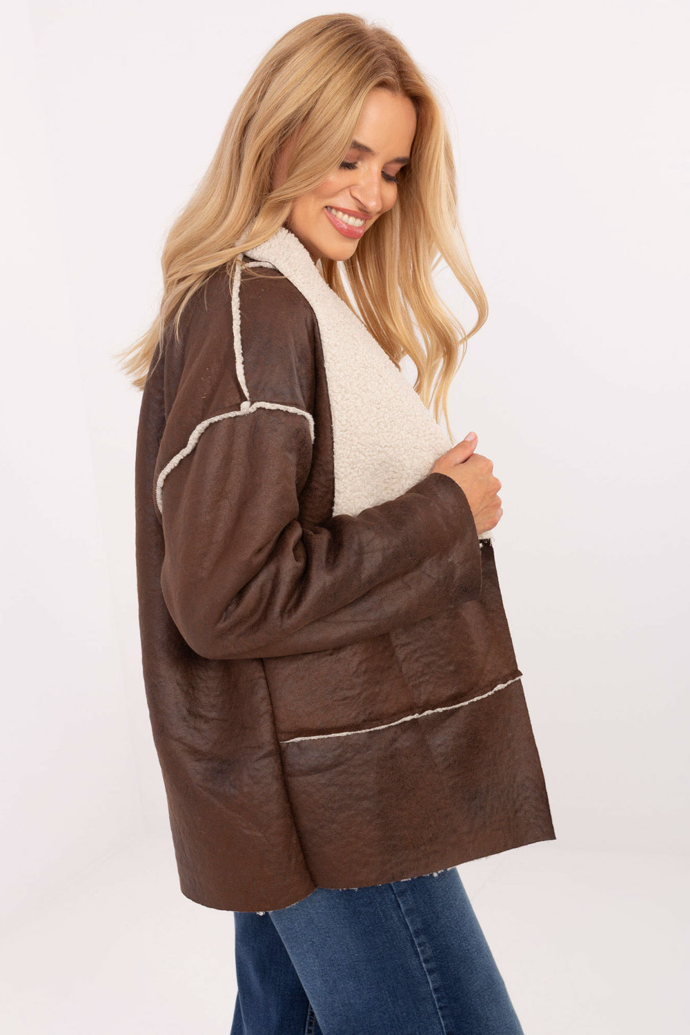 Kurtka Damska Model IT-KR-95616.66 Brown - Factory Price - obrazek 2
