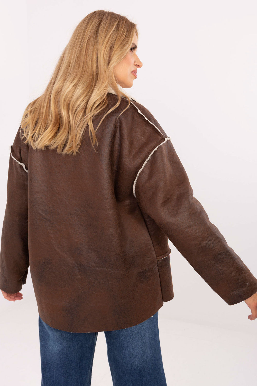 Kurtka Damska Model IT-KR-95616.66 Brown - Factory Price - obrazek 3