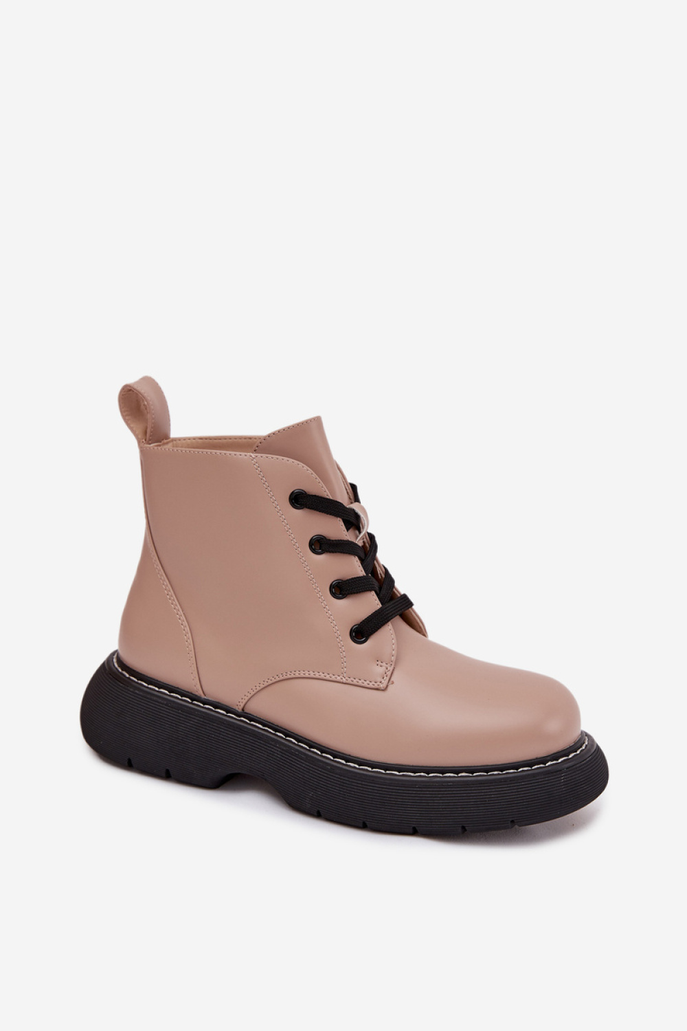 Botki Model Harmine LQ-26 Dark Beige - Step in style - obrazek 2