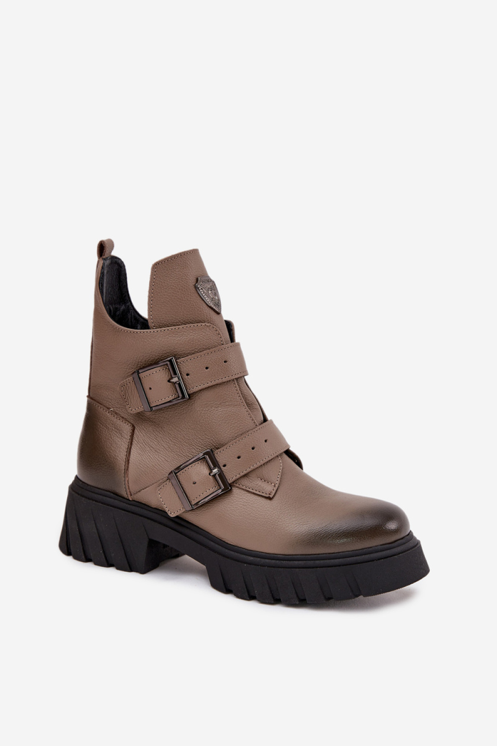 Botki Model Zazoo 60482 Dark Beige - Step in style - obrazek 2
