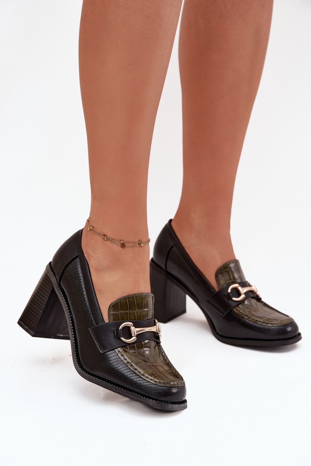 Półbuty Model Novella C-881 Green/Black - Step in style