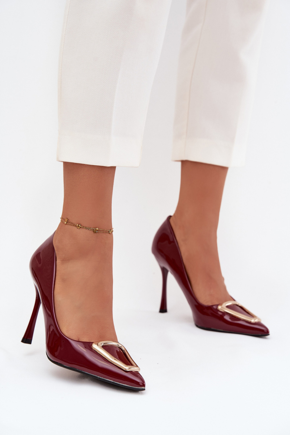 Szpilki Model Paivelle 9774 Bordo - Step in style