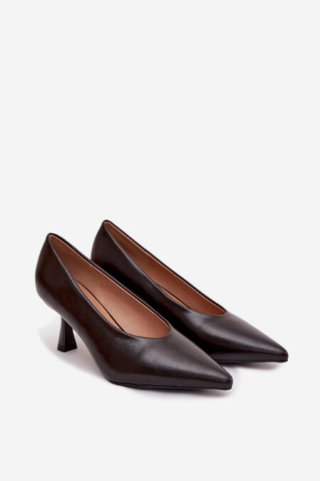 Czółenka Model Gavrielle 5645 Czekolada - Step in style
