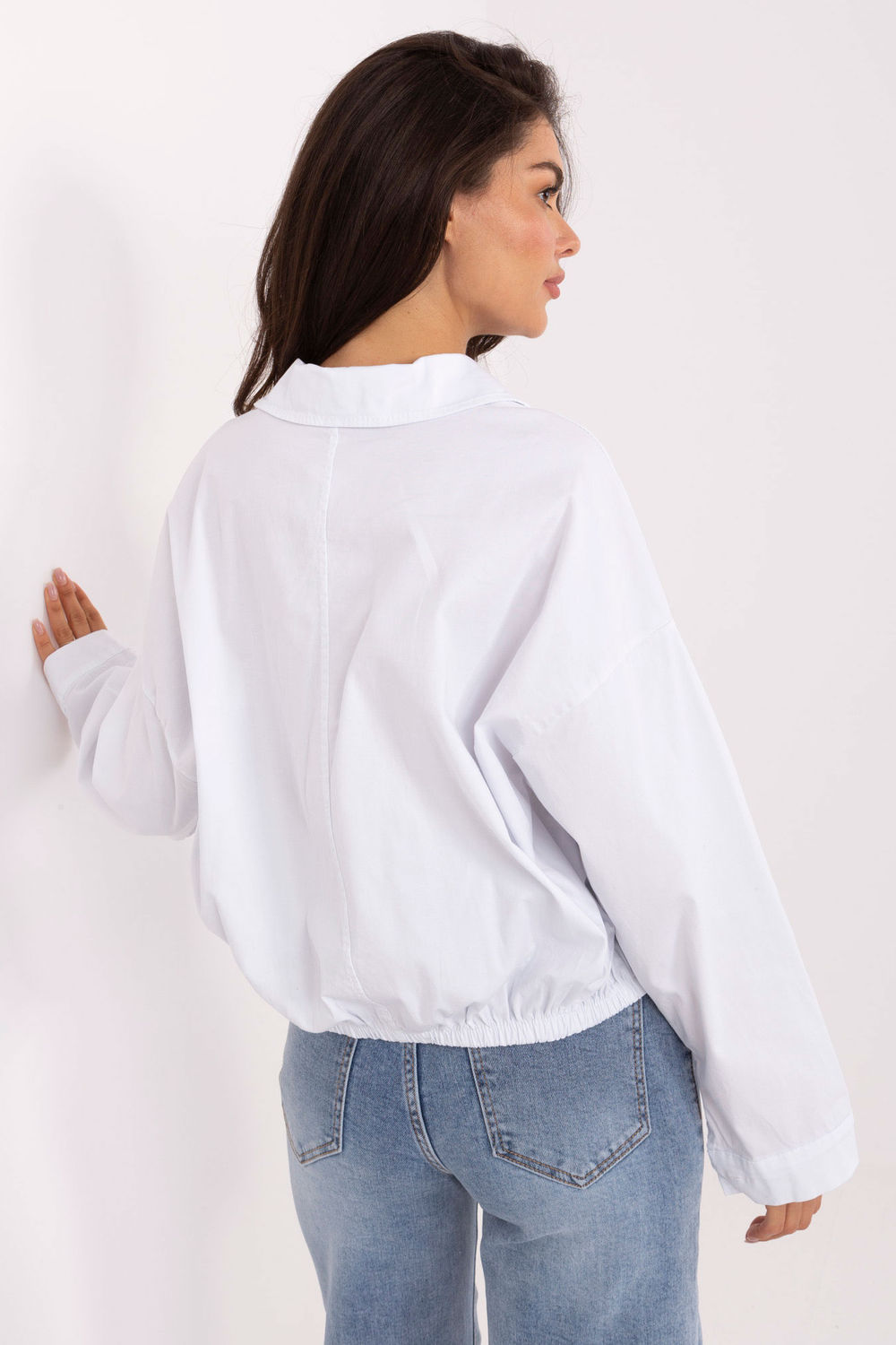 Koszula Damska Model IT-KS-FL9273.86 White - Rue Paris - obrazek 3
