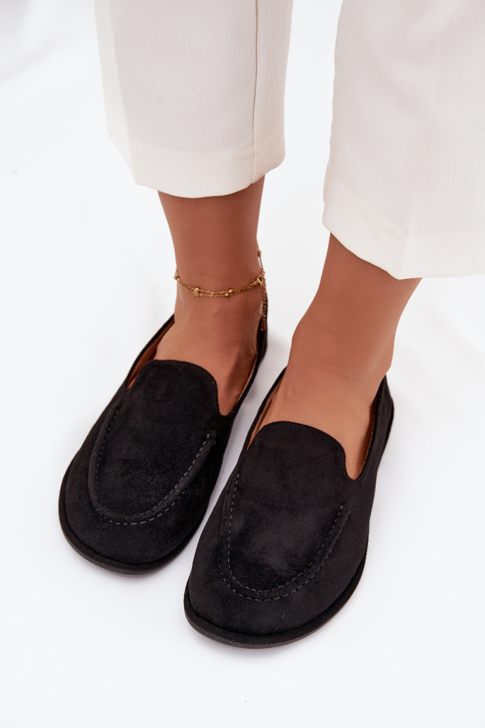 Mokasyny Model Miryelle 2517 Black - Step in style - obrazek 3