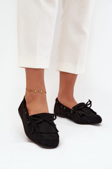 Mokasyny Model Olivianne H8-980H Black - Step in style