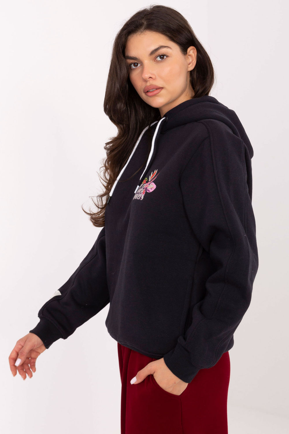 Bluza Damska Model D10600BK02784A Grafit - Sublevel - obrazek 2