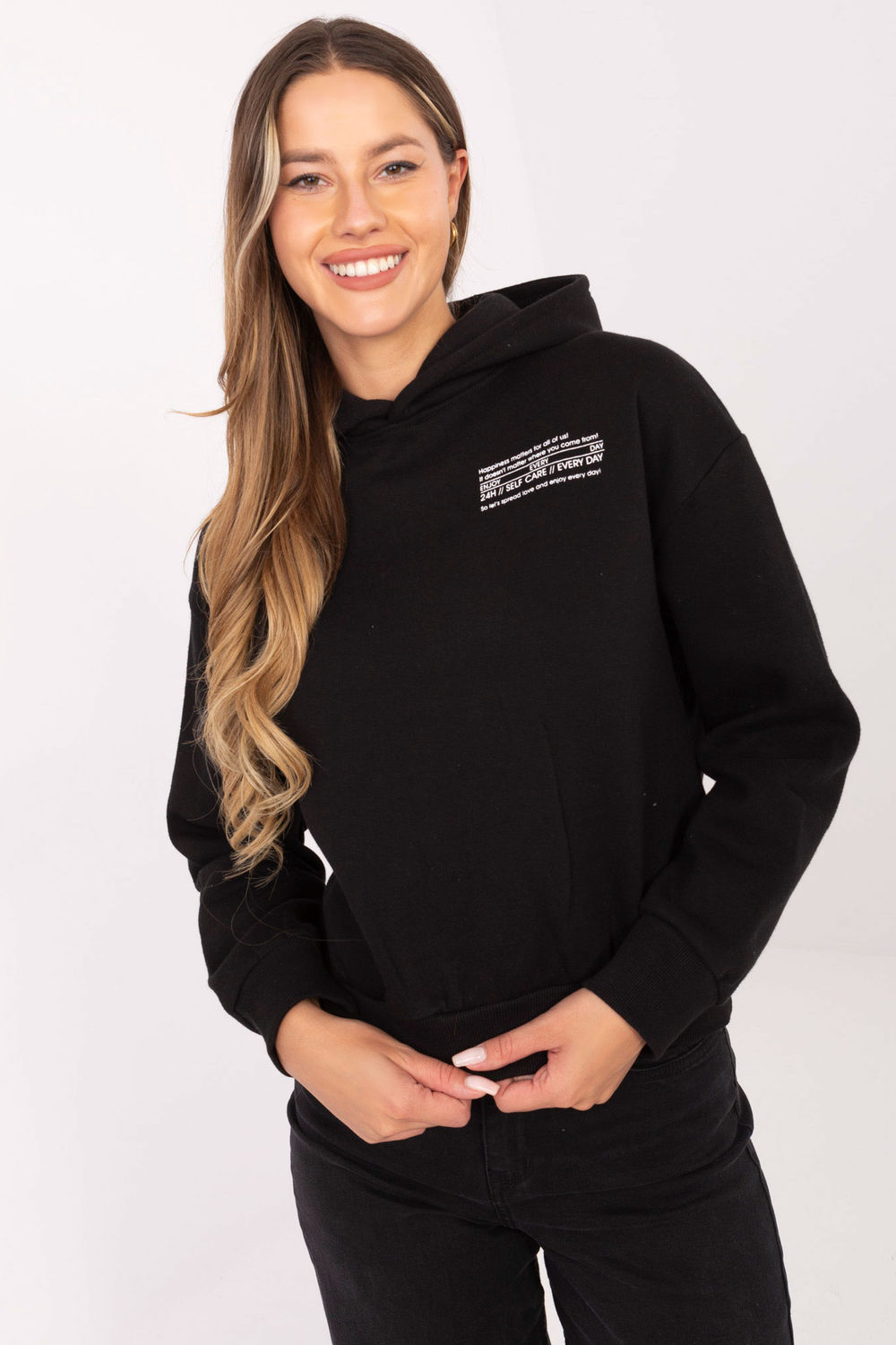 Bluza Damska Model D10600BI02450D6 Black - Sublevel