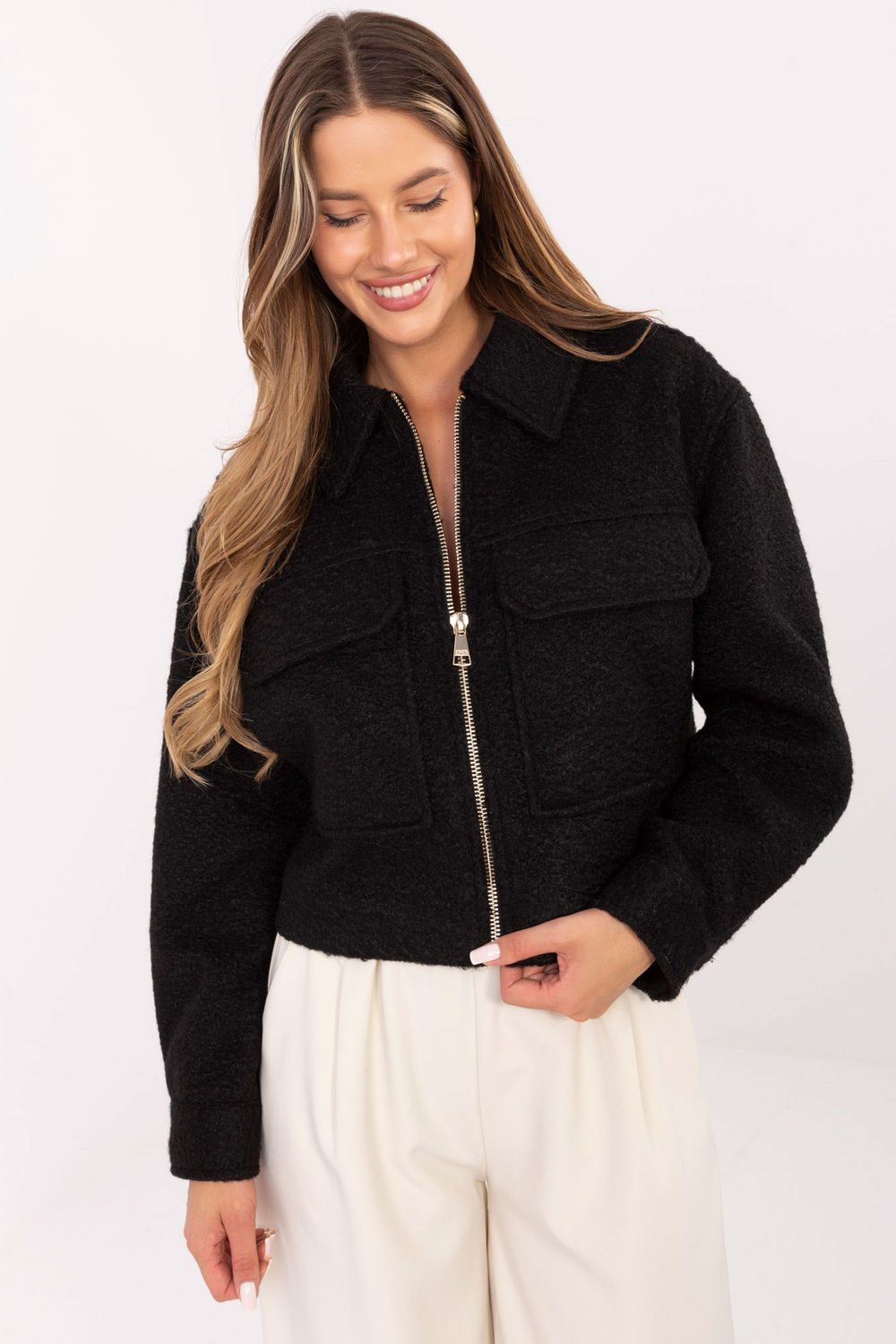 Kurtka Damska Model D46015XB43434A3 Black - Sublevel