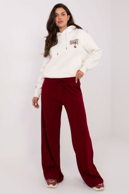 Spodnie Dresowe Model RV-DR-A611.52 Bordo - Relevance