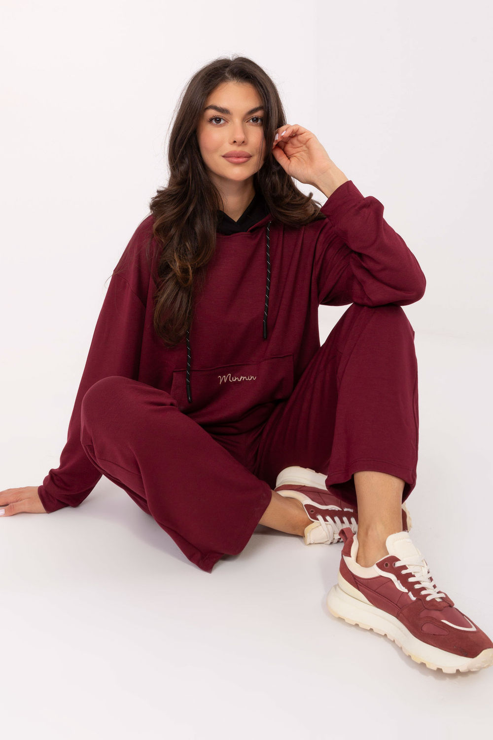 Spodnie Komplet Model RV-KMPL-A903.23 Bordo - Relevance - obrazek 4