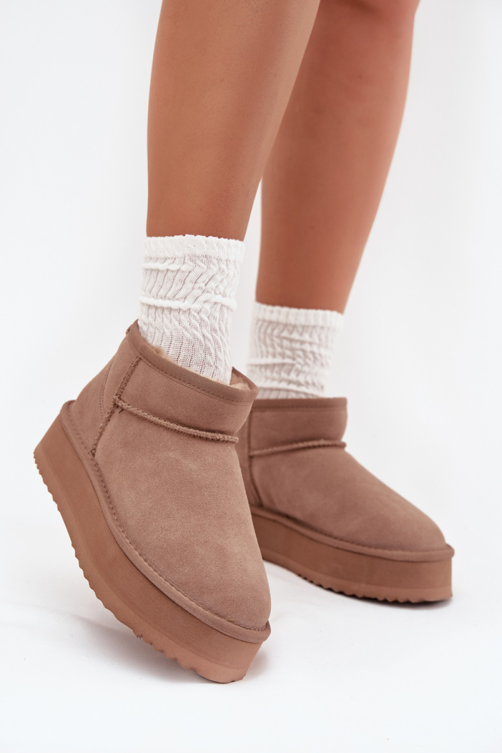 Śniegowce Model Vinceza 97962 Beige - Step in style