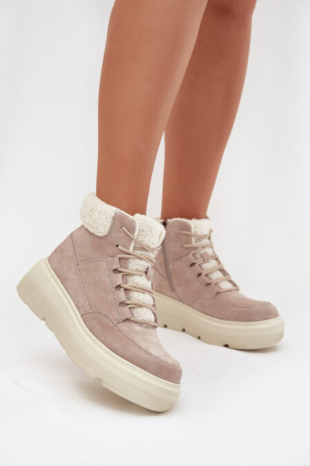 Śniegowce Model Vinceza 95354 Beige - Step in style
