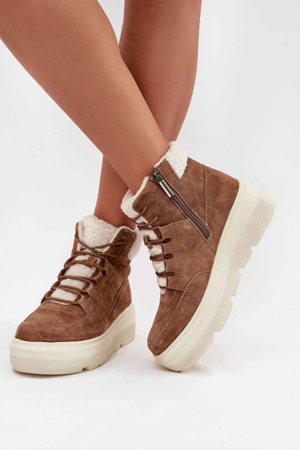 Śniegowce Model Vinceza 95354 Camel - Step in style - obrazek 3