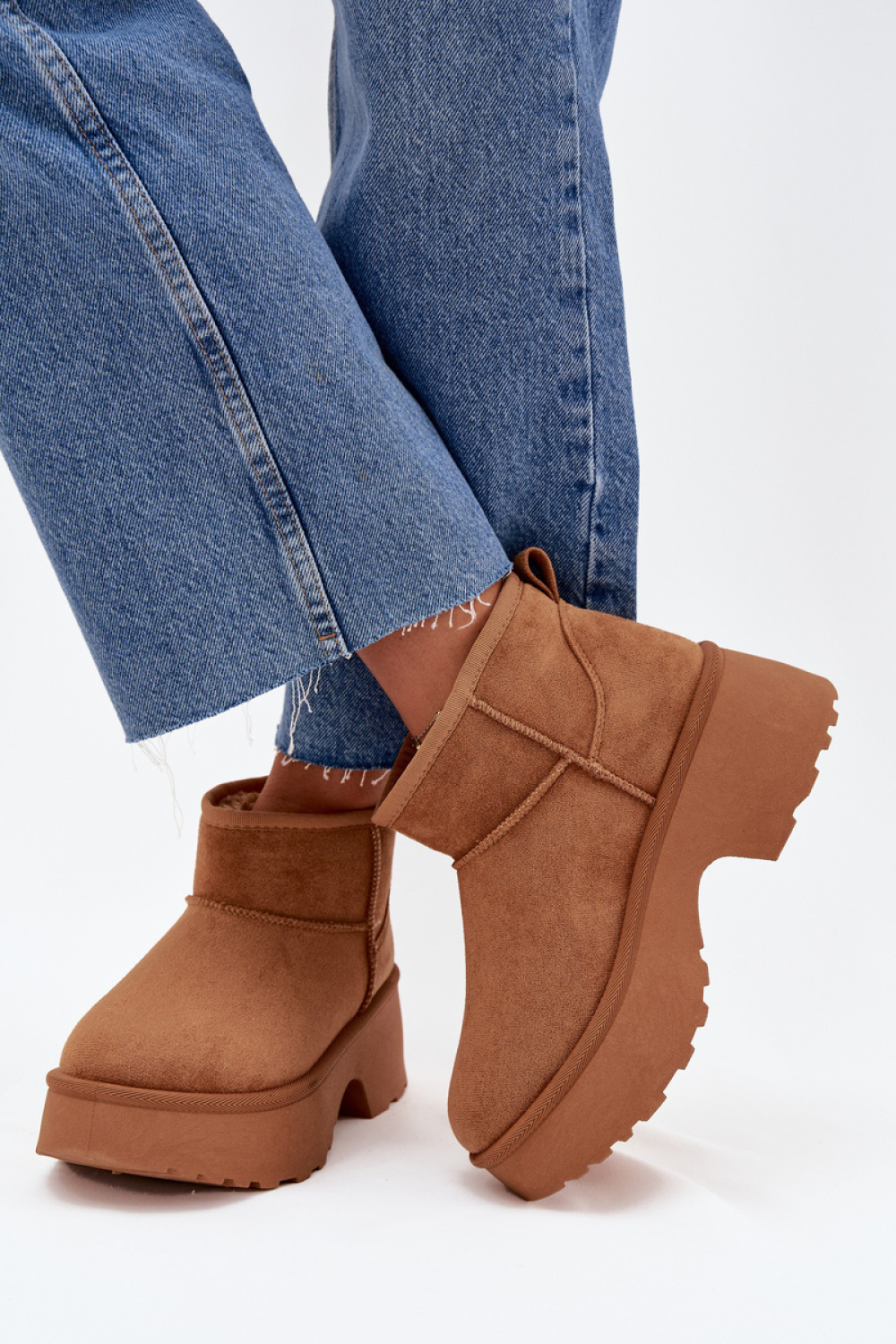 Śniegowce Model Mavelle BL618P Camel - Step in style - obrazek 3