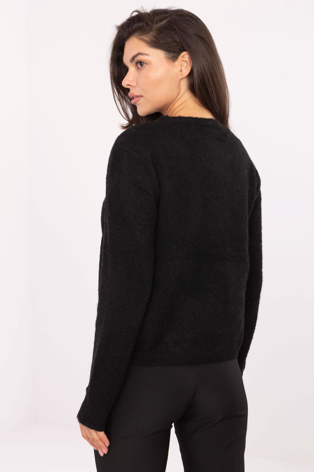 Sweter Damski Model PM-SW-F513.16 Black - Factory Price - obrazek 3