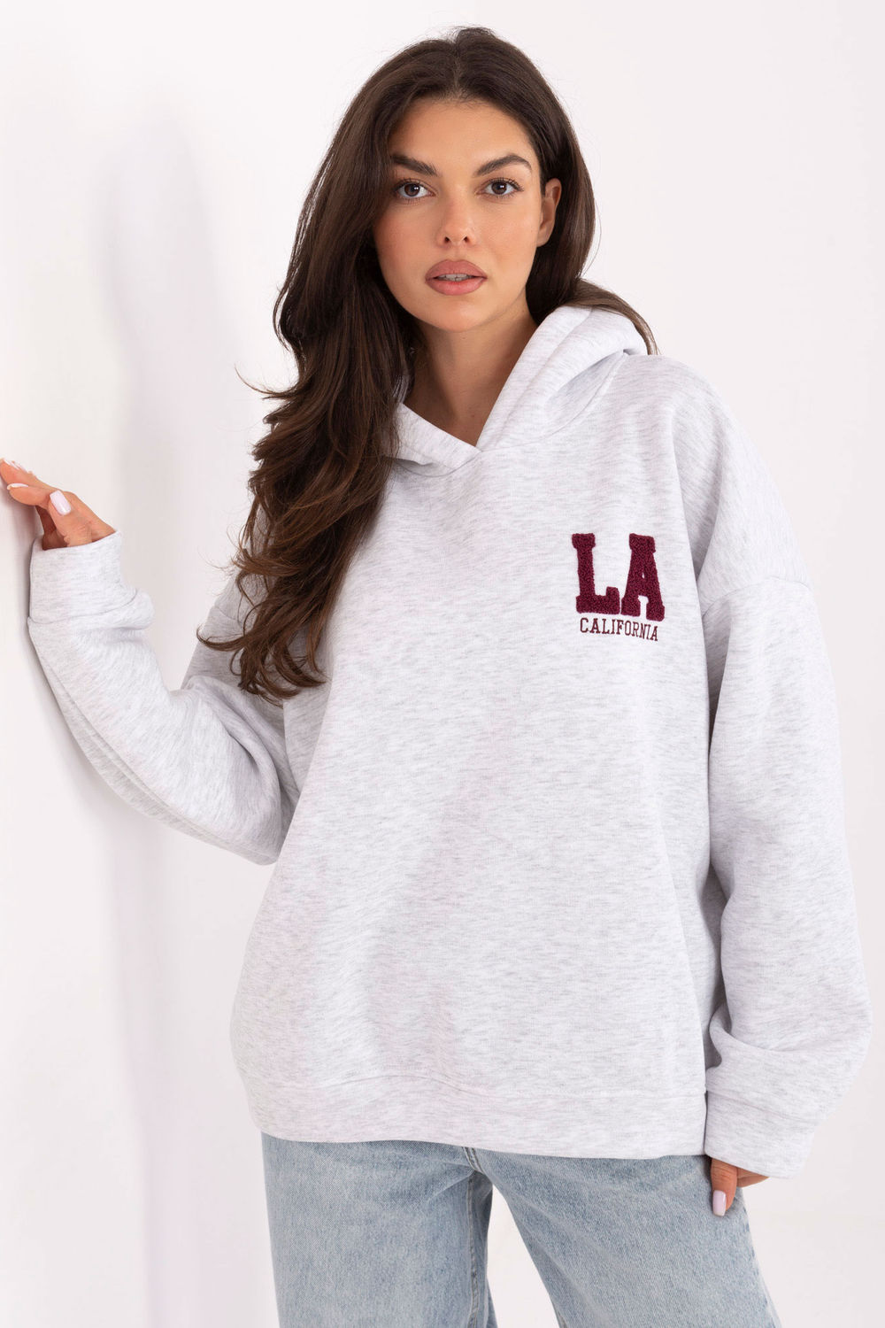 Bluza Damska Model IT-BL-H2492.66 Light Grey - Factory Price