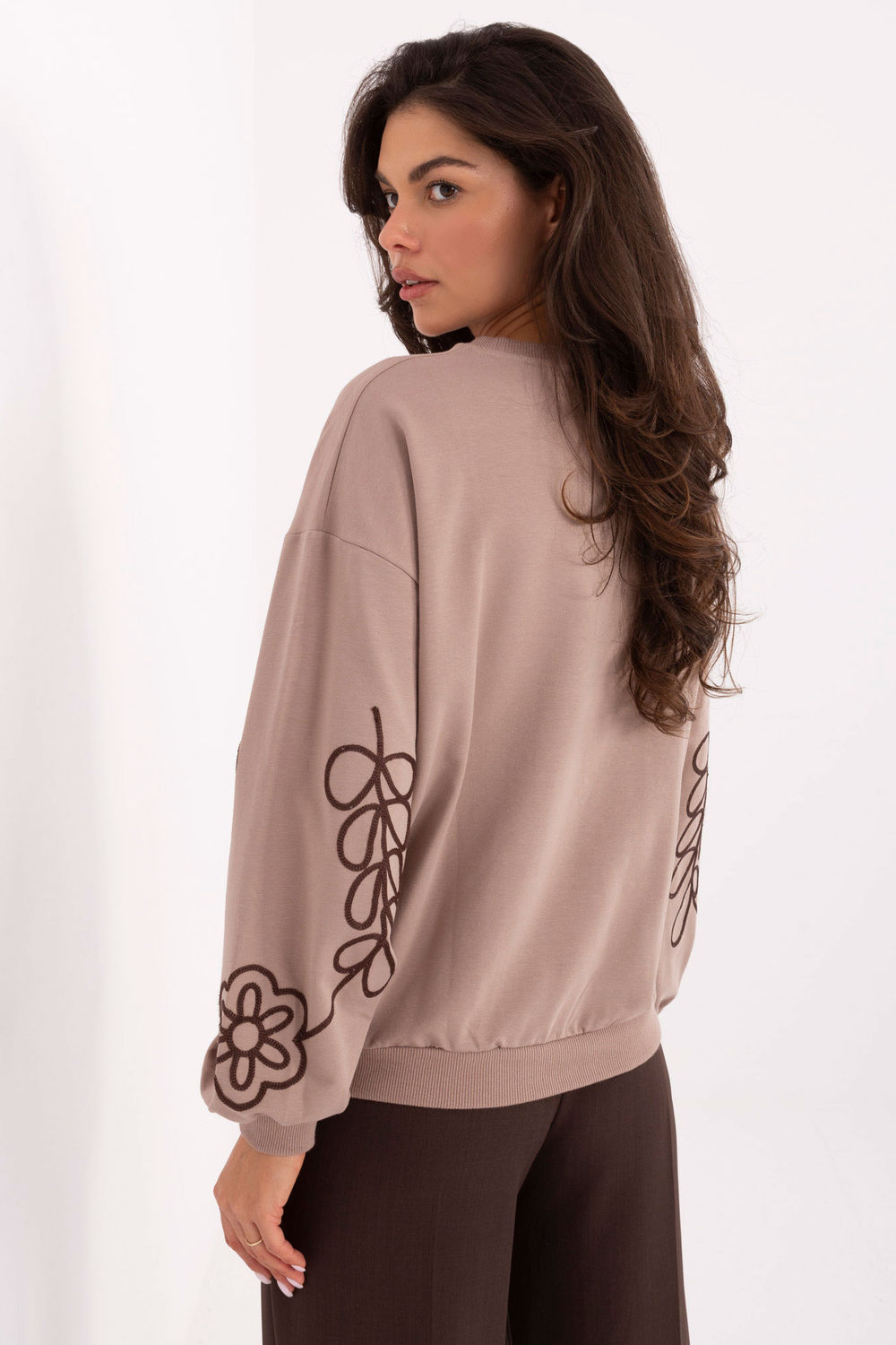 Bluza Damska Model RV-BZ-A175.02 Dark Beige - Relevance - obrazek 3