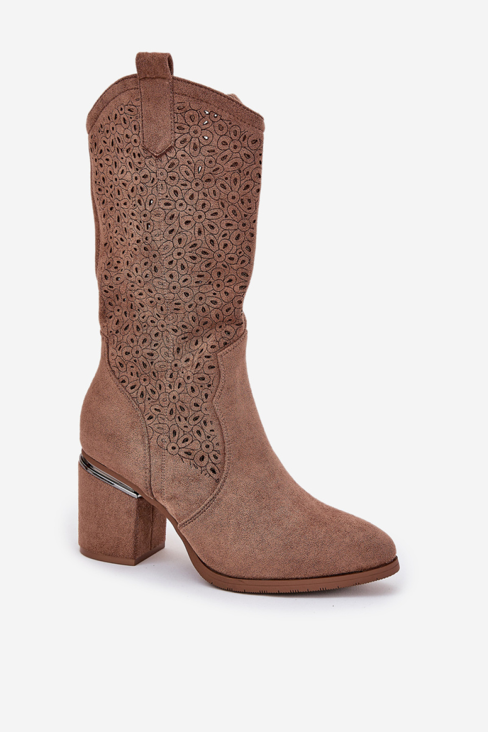 Kozaki Model S.Barski HY51-238 Brown - Step in style - obrazek 2