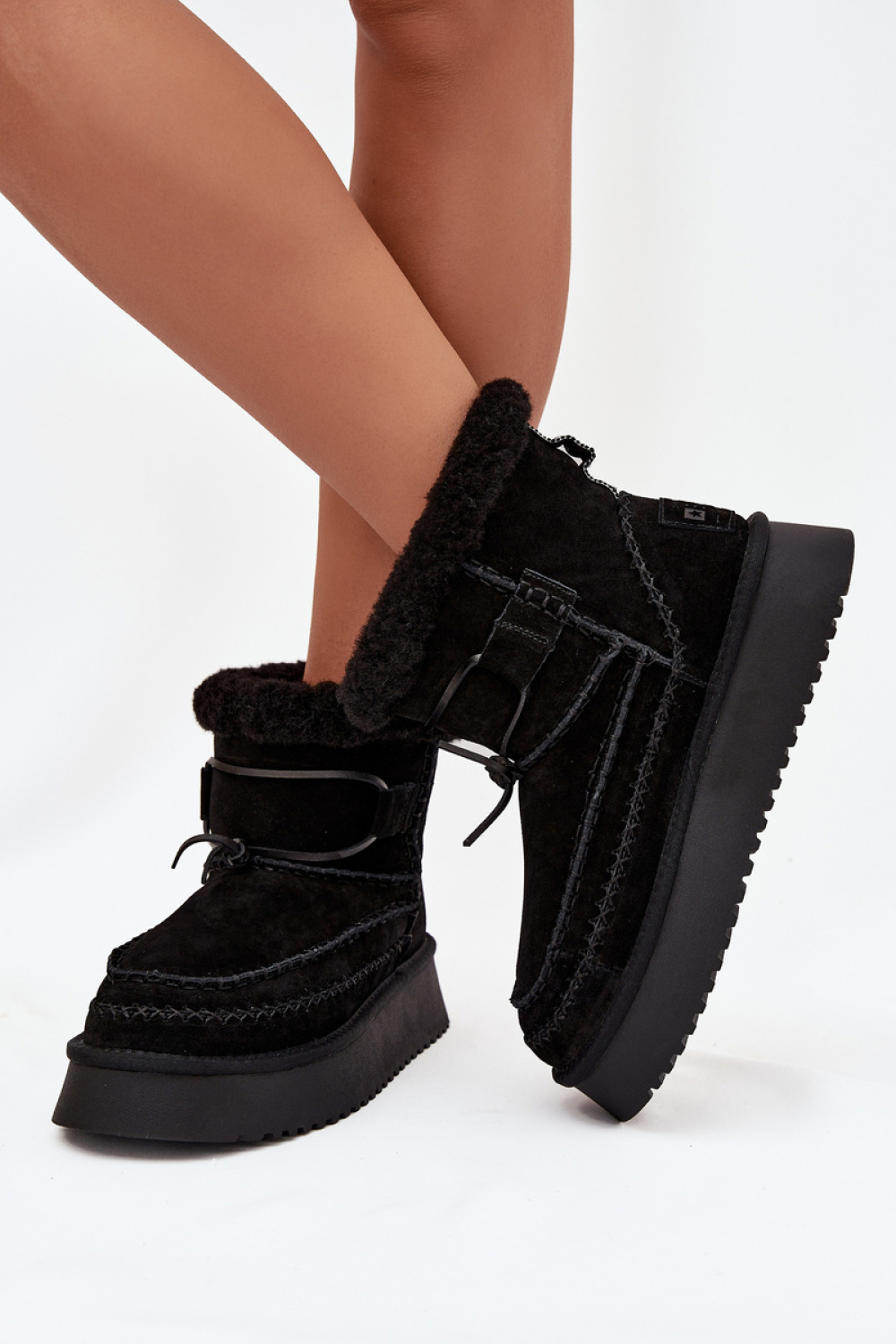 Śniegowce Model Big Star SS274372 Black - Step in style - obrazek 3