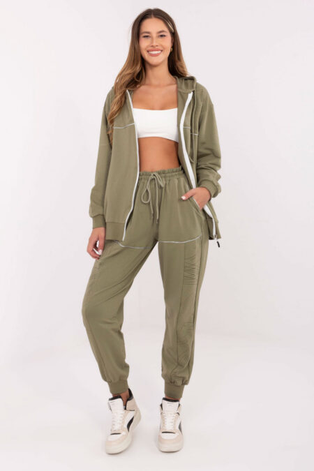 Spodnie Komplet Model RV-KMPL-A881.15 Khaki - Relevance