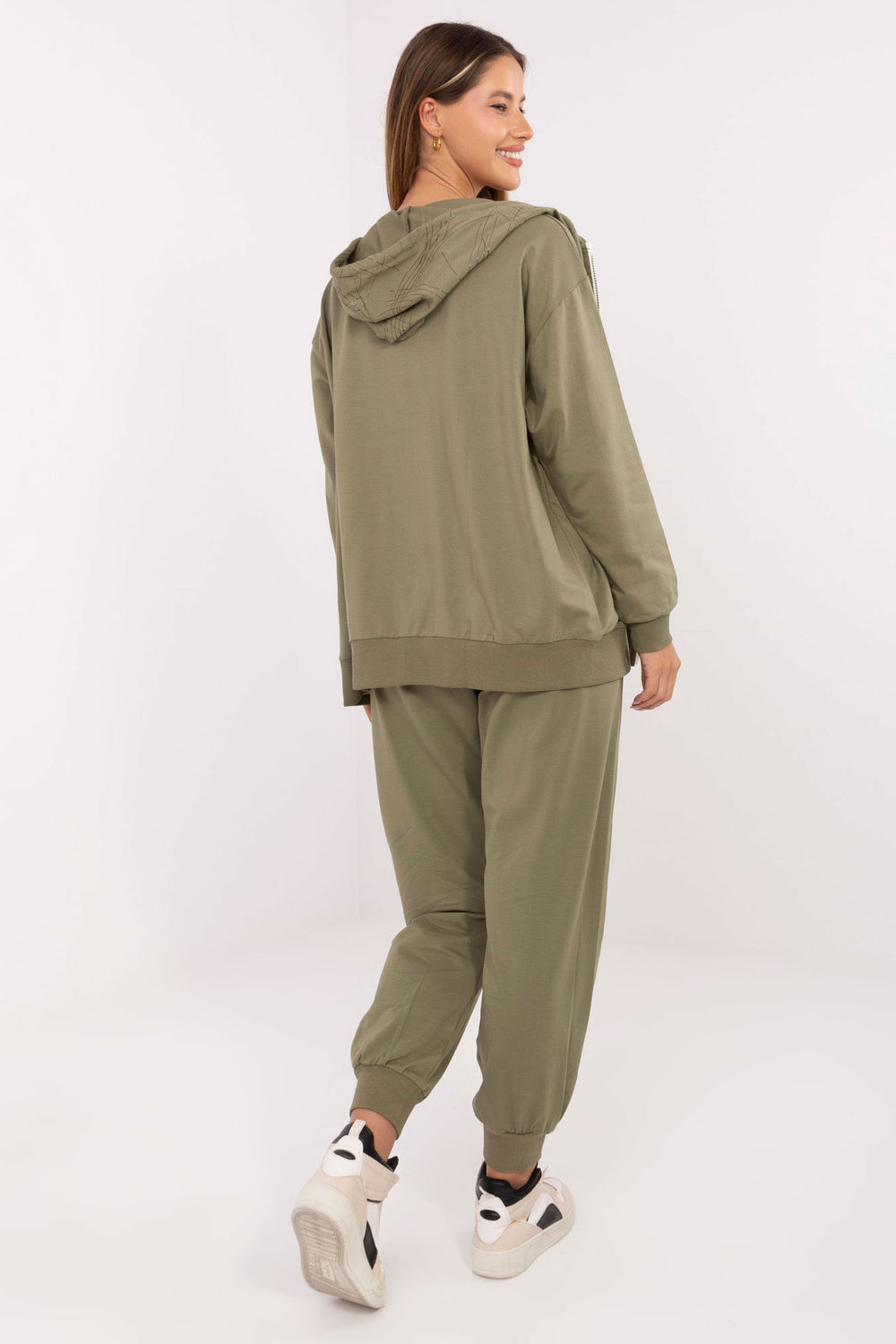 Spodnie Komplet Model RV-KMPL-A881.15 Khaki - Relevance - obrazek 3