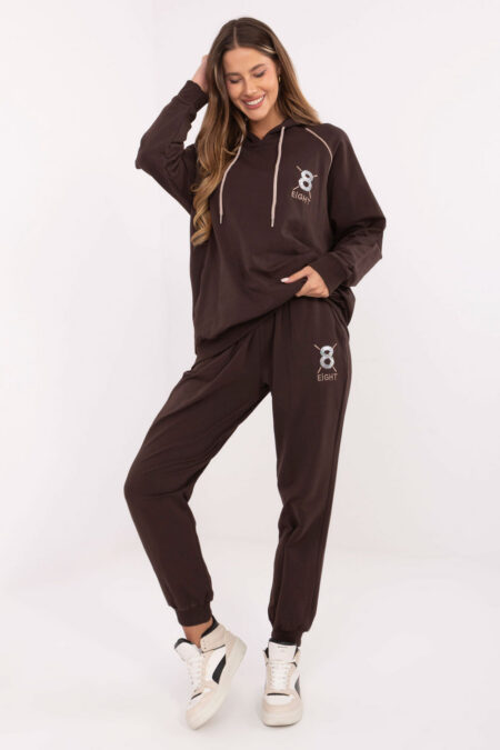 Spodnie Komplet Model RV-KMPL-A884.22 Dark Brown - Relevance