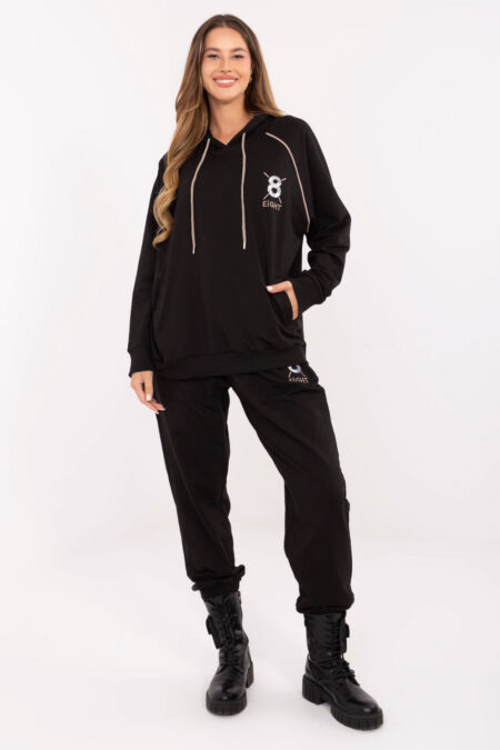 Spodnie Komplet Model RV-KMPL-A884.22 Black - Relevance
