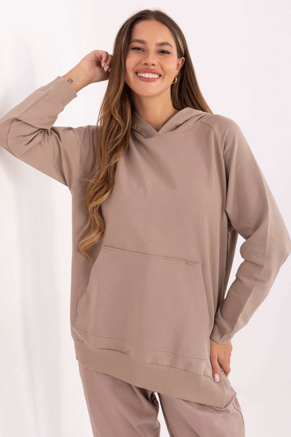 Bluza Damska Model RV-BL-A168.18 Dark Beige - Relevance