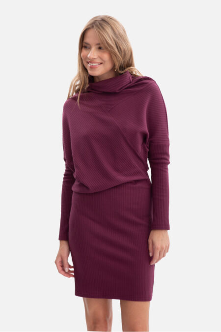 Sukienka Model B309 Śliwka - BeWear