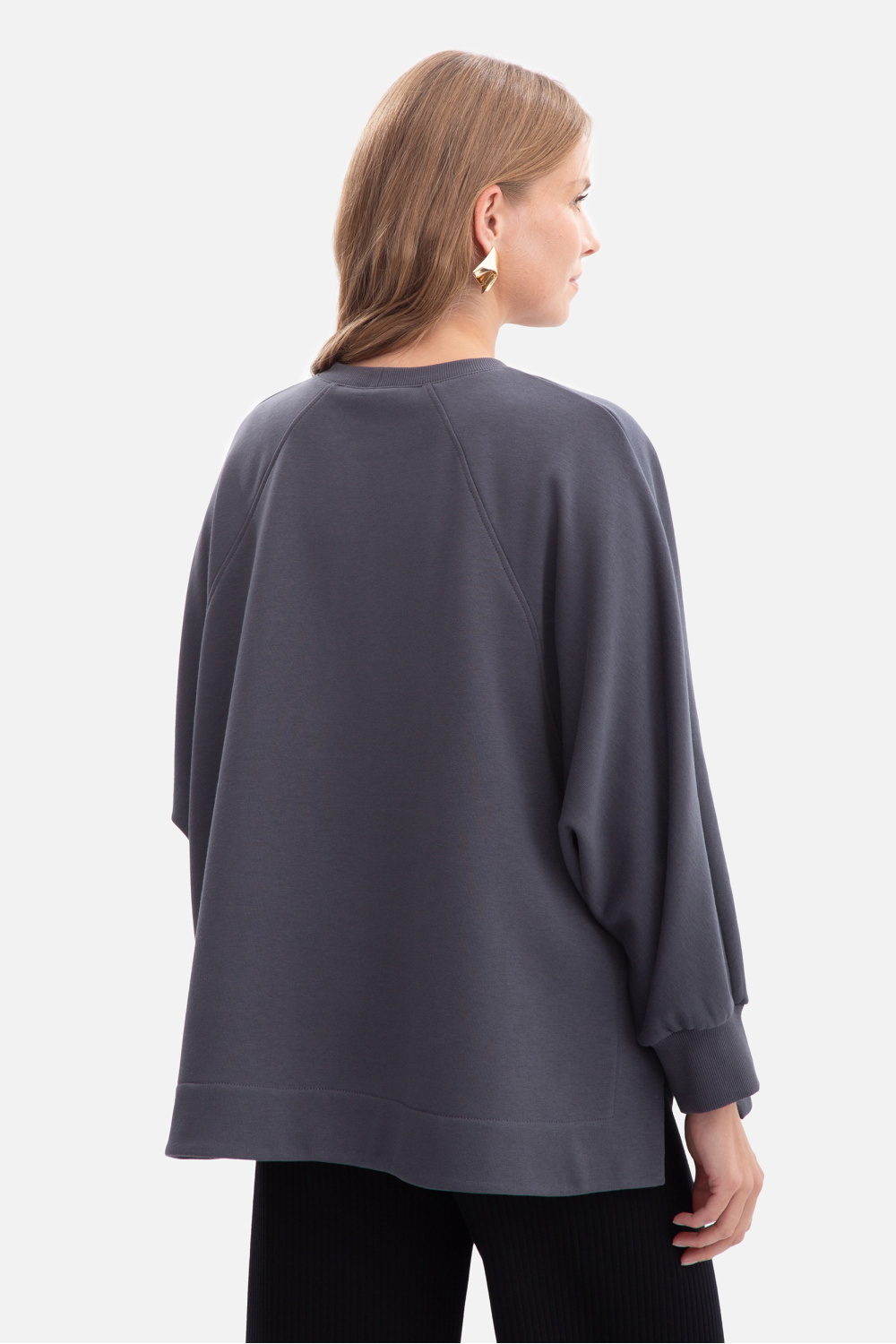 Bluza Damska Model B306 Stal - BeWear - obrazek 3