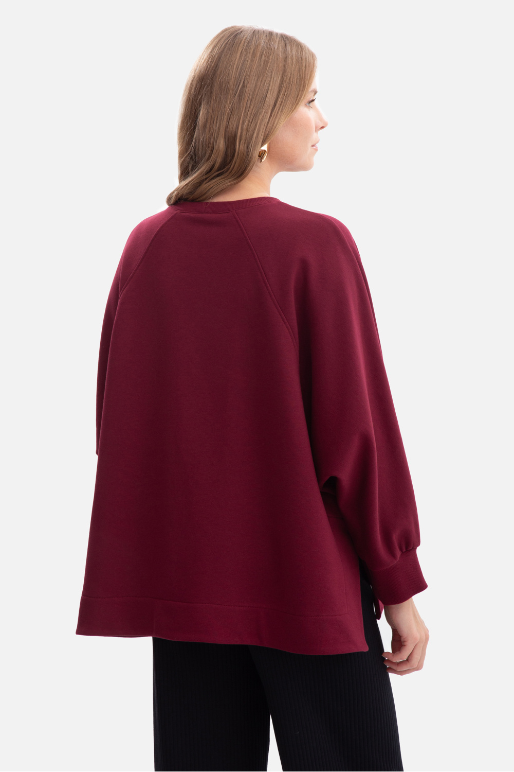 Bluza Damska Model B306 Burgund - BeWear - obrazek 3