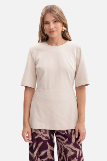 Bluzka Model B305 Piasek - BeWear