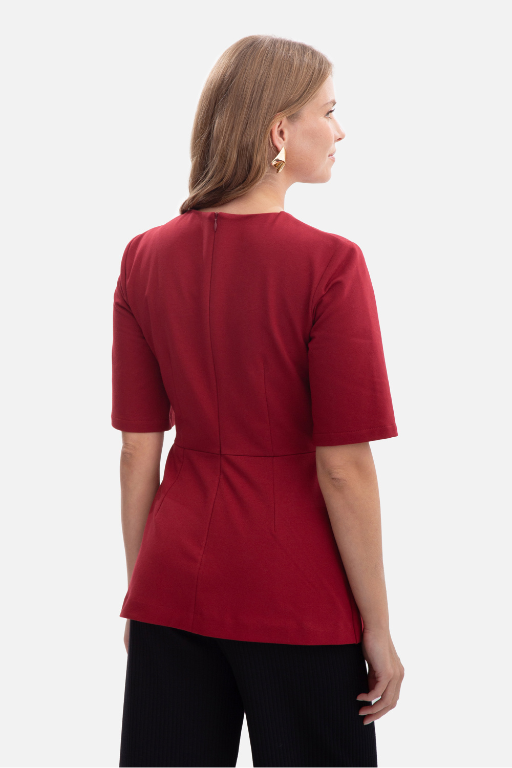 Bluzka Model B305 Bordo - BeWear - obrazek 3
