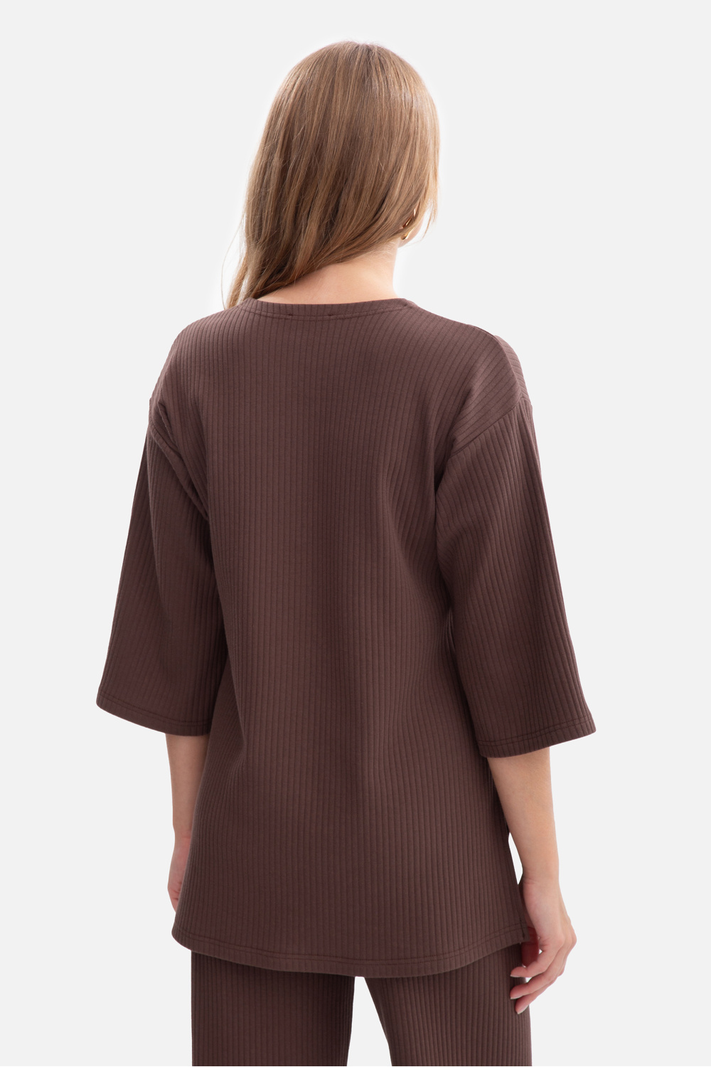 Bluzka Model B301 Brown - BeWear - obrazek 3