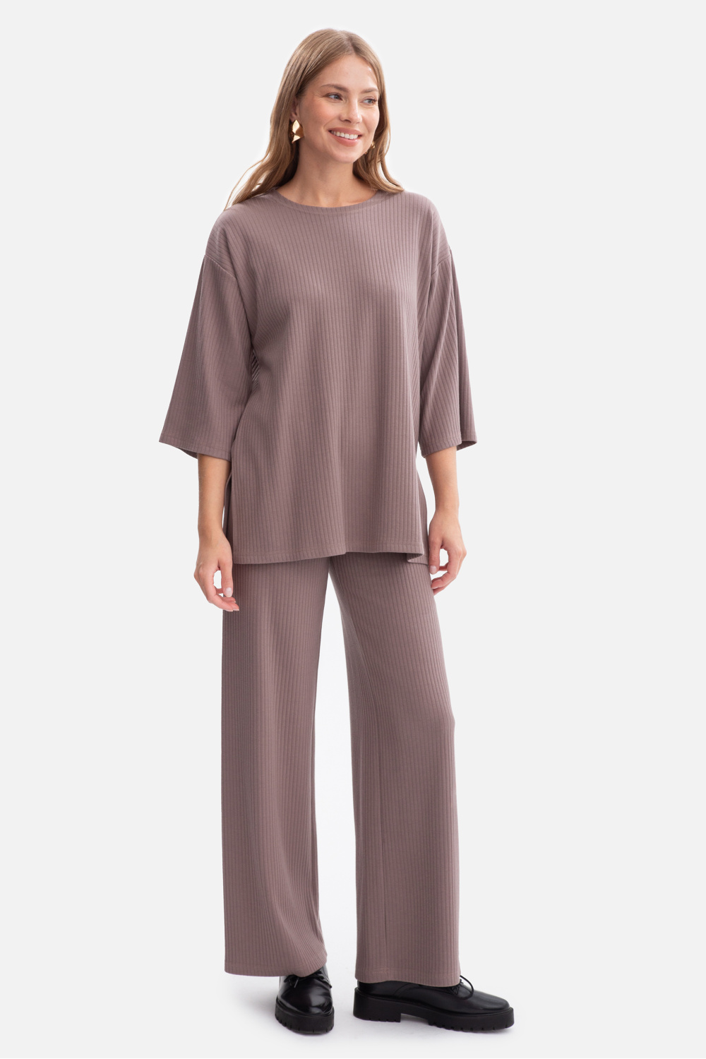 Spodnie Damskie Model B300 Cacao - BeWear - obrazek 2