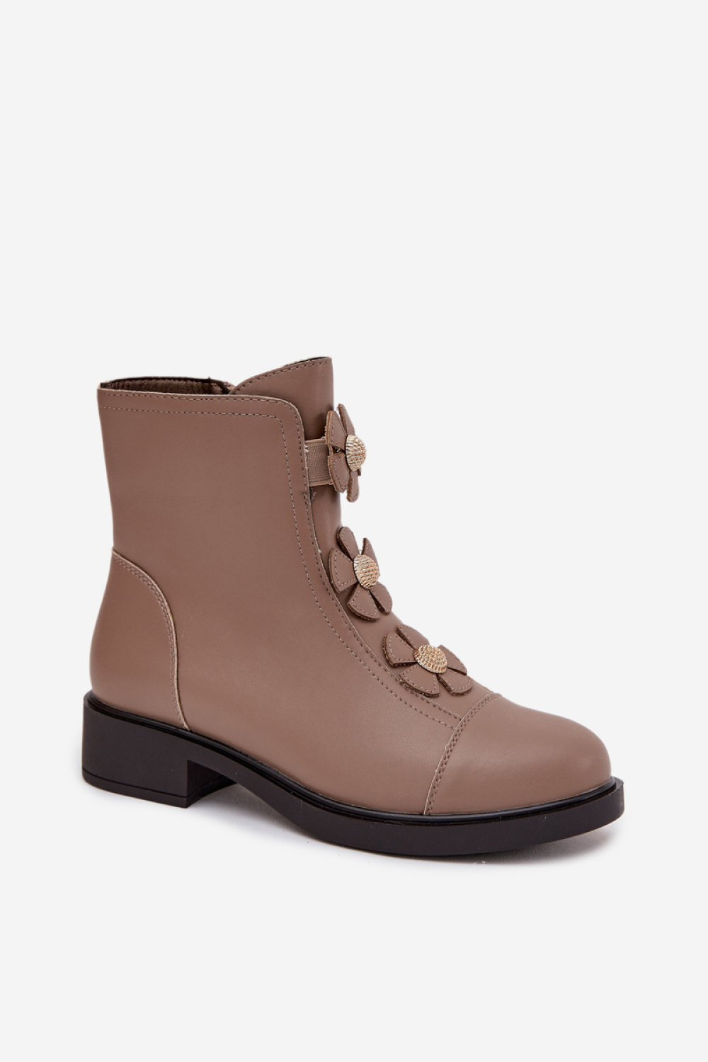 Botki Model Belverine OL22-4 Beige - Step in style - obrazek 2