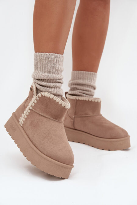 Śniegowce Model Big Star SS274129 Beige - Step in style